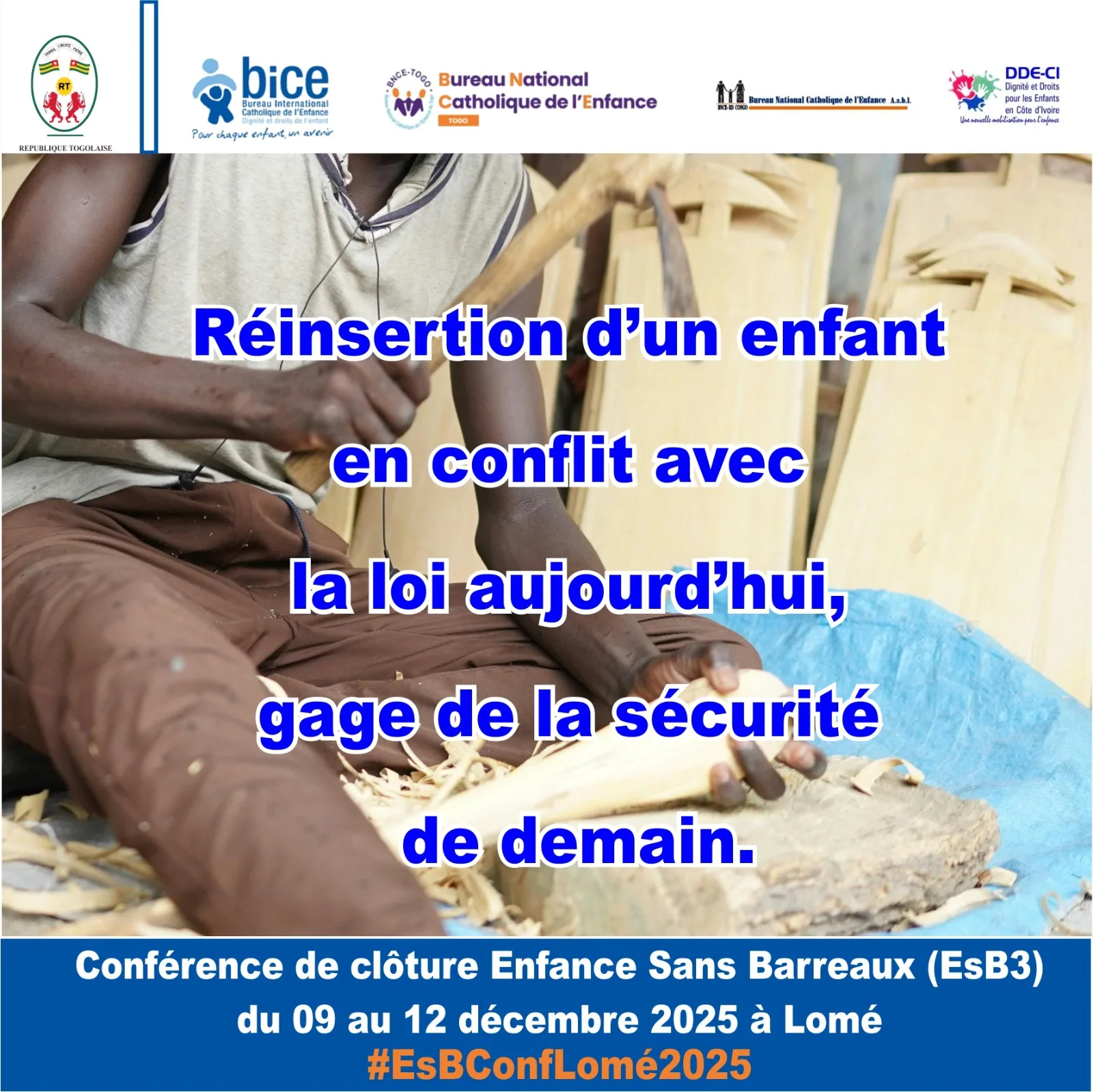 Conférence de clôture du programme Enfance sans Barreaux 3 (EsB3)