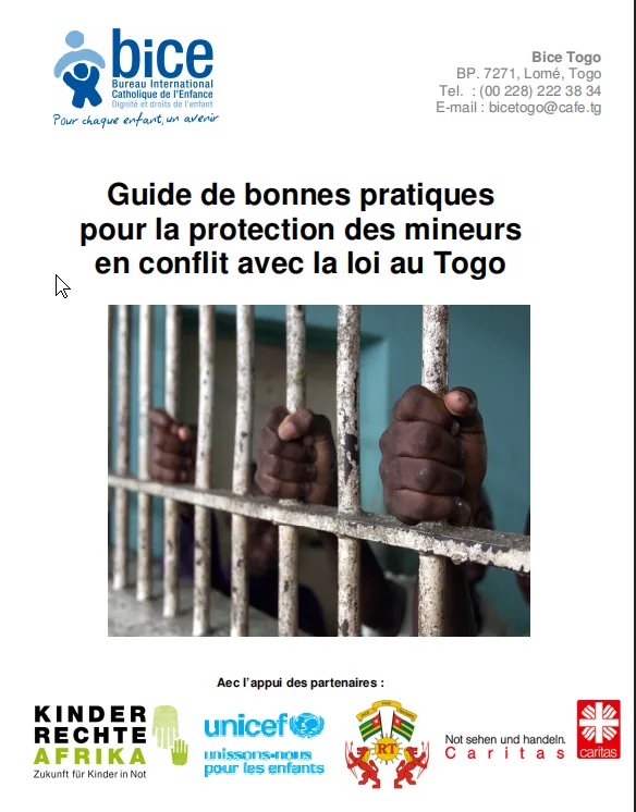 Guide de bonnes pratiques pour la protection des mineurs en conflit avec la loi au Togo